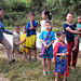 Meeting Karen kids outside the refugee village Mae La