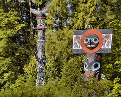 Chief Skedans Mortuary Pole – Stanley Park, Vancouver, B.C.