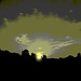 Coucher de soleil / Sunset - Pocomoke, Maryland. USA - 18 juillet 2010 - Vintage postérisé