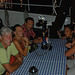 Helmut, Susi, Herbert, Reza and Franz are Shisha smoking after returning to the Naval