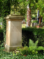 Tombejo de Frederiko Hölderlin en Tübingen