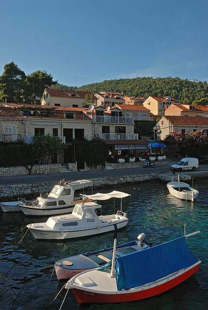 Port of Brna on Korčula island