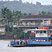 Crowded ferry boat
