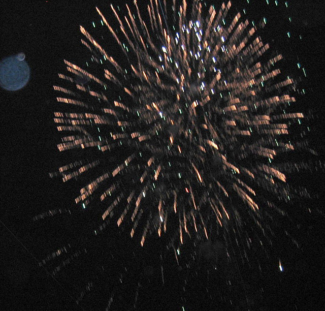 Fireworks at Joker Marchant Stadium