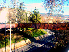 Pamplona: pasarela de Labrit.