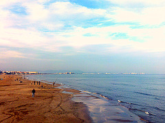 Valencia: playa de las Arenas.