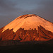 Volcan Parincota at sunset
