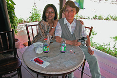 Salama and Akira San in Mueang Boran