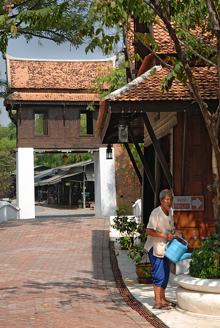 A Thai village rebuilt in Mueang Boran
