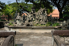 Chinese sculptures at Palace Garden in Mueang Boran