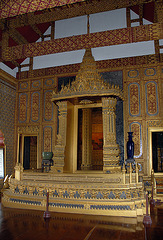 Inside the Sanphet Prasat Palace in Ayutthaya