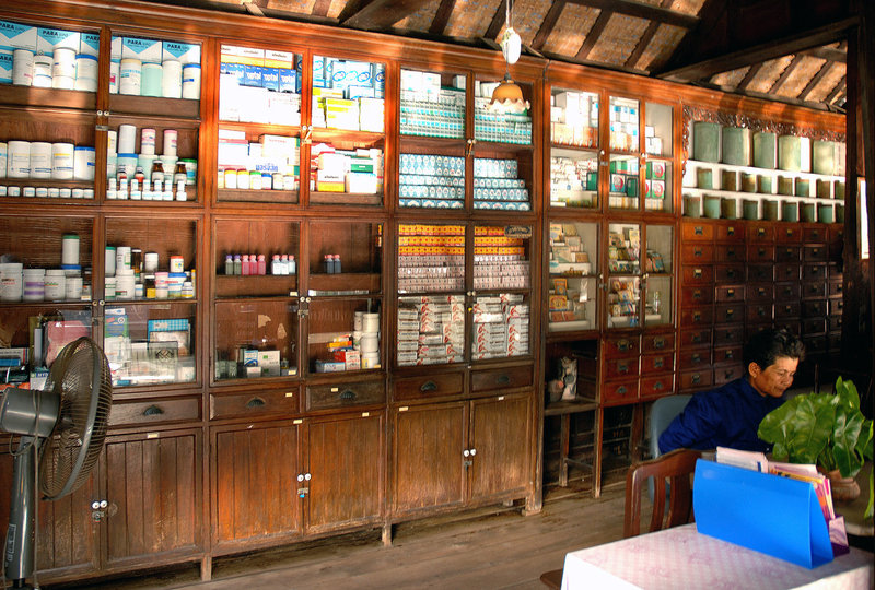 Inside an historic chemist shop 100 years ago