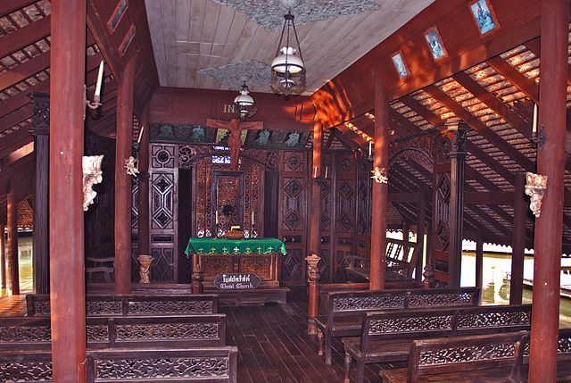 Inside the catholic church