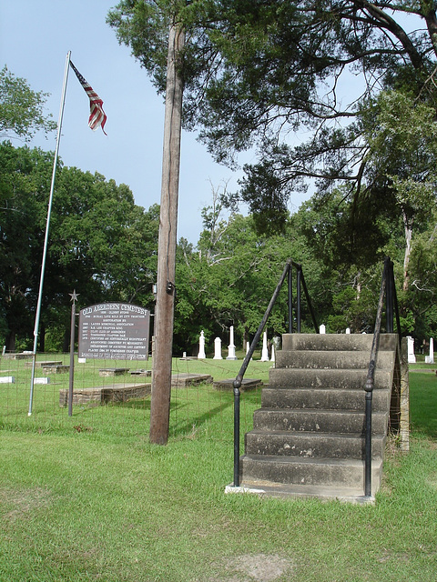 Old Aberdeen cemetery / Mississippi. USA - 9 juillet 2010.