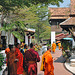 Monks visiting Mueang Boran