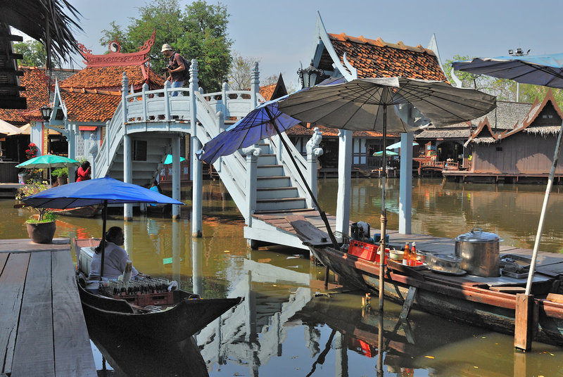 The Floating Market ตลาดน้ำ in Mueang Boran