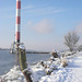 Winterimpression an der Elbe