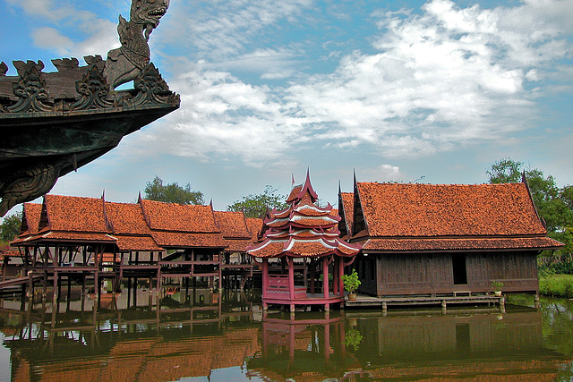 The Floating Market ตลาดน้ำ in Mueang Boran