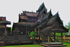 The Dvaravati House in Mueang Boran