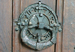 dickleburgh church norfolk c16 iron work door handle