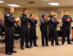 Applause For Retiring Commander Smith (8604)