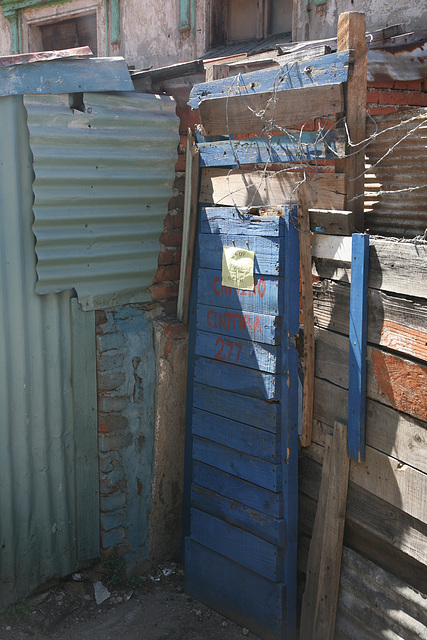 Entrance to shack in Valparaiso