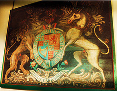 east hagbourne c.1660 royal arms