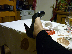 Christiane !!  Escarpins Noëliens / Christmas high heels shoes display