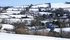 The snow fields of Dorset