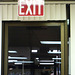New Exit Sign In Carl May Center (6153)