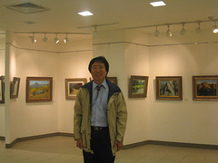 cxe la 2a pentrajxa ekspozicio de Song Ho, 2009. 허성2개인전잠실-작가사진0905