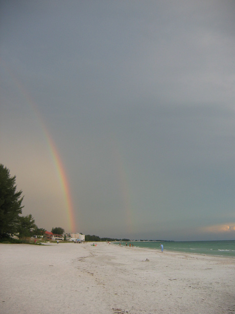 Anna Maria Island.. double rainbow