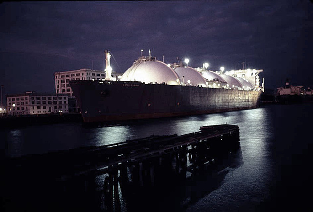 LNG Boston Harbor early 1980s
