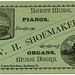 W. H. Shoemaker, Sheet Music, Pianos, Organs, Harrisburg, Pa.