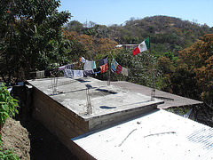 Séchage sur toit / Drying clothes on roof