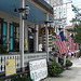 Bamboo shack boutique's flags duo / Cape May, New-Jersey. USA / 19 juillet 2010