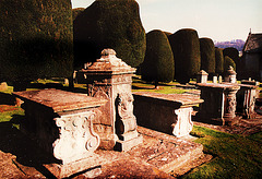 painswick  tombs and yews