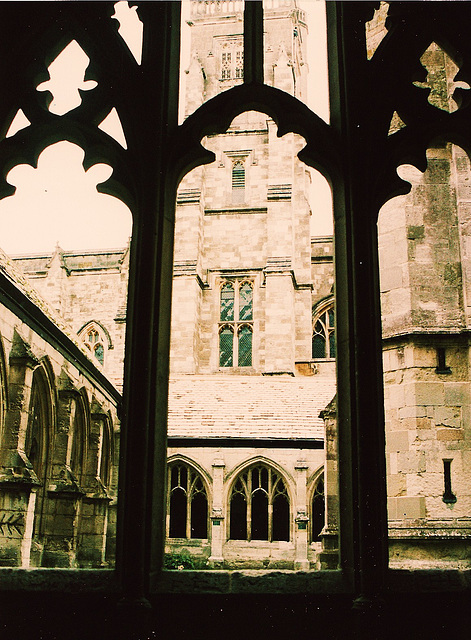 winchester college cloister