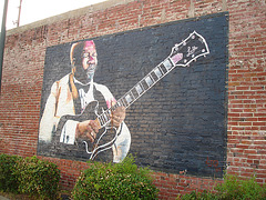 B.B King's façade / Indianola, Mississippi. USA - 9 juillet 2010