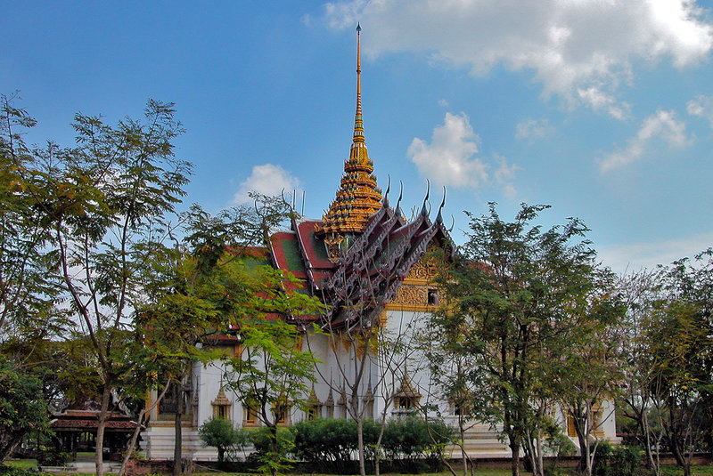 Dusit Maha Prasat Palace in the Grand Palace, Bangkok