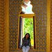 Window inside Kam Yaad Palace Hall, Ang Thong  พระตำหนักคำหยาด อ่างทอง