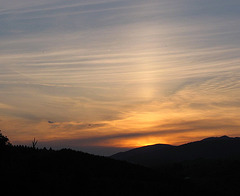 Angel Mountain at  Sunset