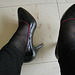 Valériane allias Lady Elido / Fonteneau make elegant high heels shoes /  Superbes escarpins de marque Fonteneau