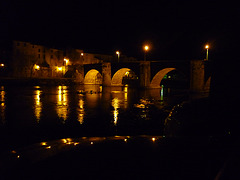 Le Pont Vieux la nuit