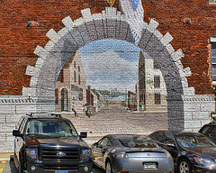Trompe d'oeil Mural – Georgetown, Washington DC
