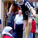 Covent Garden performer and woman 1