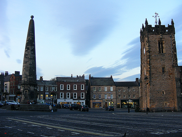 Obelisk and spire