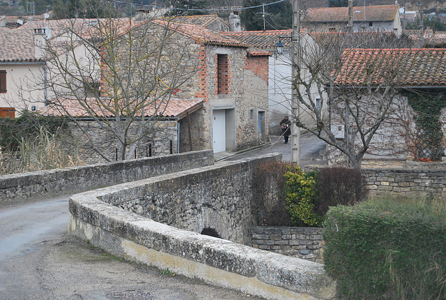 Petit pont qui conduit à l'Arborétum Yves Duteil