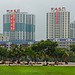 Xining skyline behind the Public Park