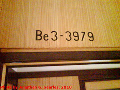 Ex-CSD #Be3-3979 Interior, Picture 2, Luzna u Rakovnika, Bohemia (CZ), 2010